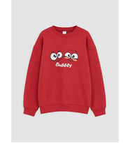 LC WAIKIKI Pembe Baskılı Erkek Çocuk Sweatshirt