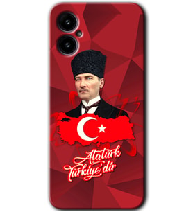 Omix X5 Kılıf HD Desen Baskılı Arka Kapak - Atatürkiye