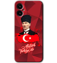 Omix X5 Kılıf HD Desen Baskılı Arka Kapak - Atatürkiye