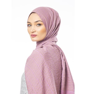 Jakar Dokuma Desen Jakarlı Modal Seri Şal Eşarp Askısı ile Birlikte 75x200 cm Pe
