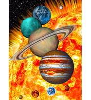 Nova Puzzle Güneş Sistemi - Gezegenler - 1000 Parça Puzzle