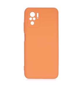 Xiaomi Redmi Note 10 Kılıf Orj Lansman Serisi Pürüzsüz Esnek Kadife İç Kısım (Turuncu)
