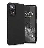 Coverzone Xiaomi Redmi Note 11S Global ?le Uyumlu K?l?f Z-Mara Lansman Vieri Tam Koruma Arka Kapak Kamera Koruma �?k?nt?l? P�r�zs�z Y�zey Siyah