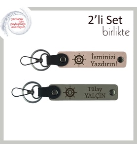 Sevgiliye Her Gün Kullanılabilir Kalıcı Hediye, Gemi Figürlü Set, Yavru Ağzı-Kül Gri (Çok Renkli)