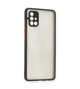 Samsung Galaxy A71 Kılıf Montreal Silikon Kapak - Siyah