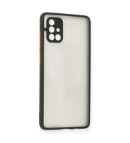 Samsung Galaxy A71 Kılıf Montreal Silikon Kapak - Siyah