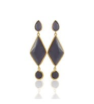 Kadir Jewellery 22 Ayar Altın Kaplama Kadın Sallantılı Küpe -El İşçiliği Ve Hipoalerjenik Küpe