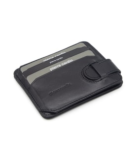 Pierre Cardin Siyah Unisex Deri Kartlık 0510A55