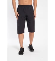 Crozwise 8036-06 Lycra Armüllü BATTAL BOY Erkek Spor Kapri ANTRASİT