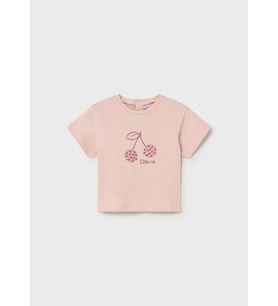 Mayoral Kız Bebek Baskılı Tshirt Pembe