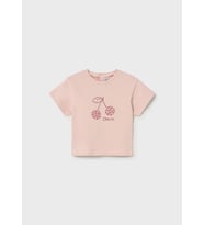 Mayoral Kız Bebek Baskılı Tshirt Pembe