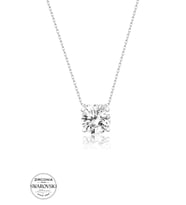 Union Swarovski Zirconia Kadın Tektaş Gümüş Kolye