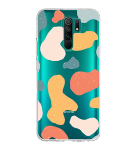 Xiaomi Redmi 9 Uyumlu Kapak Grunge Tasarımlı Şeffaf Silikon Kılıf