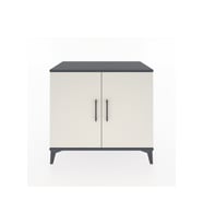 Hyperion Şifonyer Tek Raflı 2 Kapaklı 88x44x80 Antrasit-Aytaşı