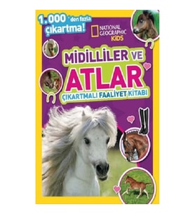National Geographic Kids Midilliler ve Atlar Çıkartmalı Faaliyet Kitabı