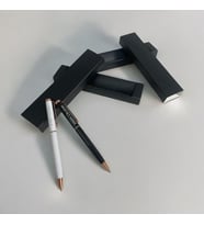2'Li Set Sevgiliye Özel Tasarım Model Metal Tükenmez Kalem Hediye Kutulu - Kişiye Özel İsimli
