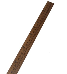 1 Metre Çok Amaçlı Bambu Tahta Cetvel