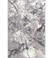 Eliana Home Baskılı, Yıkanabilir Kaymaz Taban Salon Halısı LNA0516 100x150 cm (Gri)
