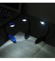 Kitap Okuma Işığı Led Booklight Kıskaçlı Pilli Model Led Işık