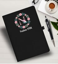 Kişiye Özel harf Tasarımlı  İsme Özel Defter ve Kalem