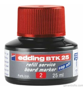 Edding BTK 25 Kırmızı Tahta Kalemi Yedek Mürekkebi