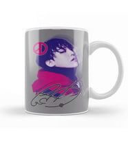 Bigbang Gdragon White Kupa Bardak Porselen