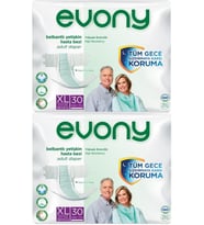 Evony Hasta Bezi Yetişkin Bel Bantlı Tekstil Yüzey Ekstra Büyük (XL) 60 Adet (2PK*30)