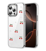 Newface Apple iPhone 16 Pro Max Fiyonk Desenli Kapak - Desen 9