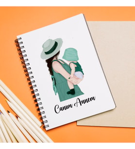 Canım Annem Tasarımlı Defter