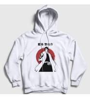 Presmono Unisex Beyaz Aizen V2 Anime Bleach Kapüşonlu Sweatshirt 126977tt