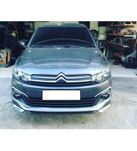 makyajlı citroen c-elysee ön tampon eki (yeni kasa)