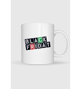 Black Friday Cyber Monday Discounts Tasarımlı Kupa Bardak