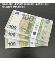 300 ADET 100 EURO GEÇERSİZ EĞLENCE OYUN ŞAKA  DÜĞÜN PARASI