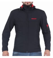Jaws Soft Shell Erkek Siyah Motosiklet Montu Tam Koruma