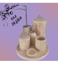 MERMER BANYO SETİ (Krem)