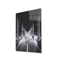 Sokak Cam Tablo 4mm Dayanıklı Temperli Cam, Street Glass Wall Decor (Çok Renkli)