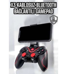 X3 Gamepad Oyun Kolu Bluetooth Bağlantılı Gamestick Android Uyumlu