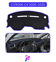 CITROEN C4 (2005-2020) Uyumlu Ön Göğüs Örtüsü Yansıma Önleyici Kolay Montaj Oto Aksesuar TA65
