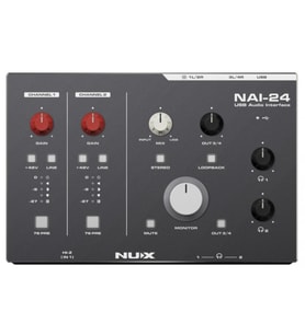 NUX NAI-24 Ses Kartı  2 Giriş/4 Çıkış Yüksek Çözünürlüklü Kayıt