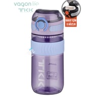 TKK 550 ML Rahat İçim (U Ağızlı) Bpa İçermeyen Taşıma Kulplu Tritan Su Matarası FFTKK1016-550ML