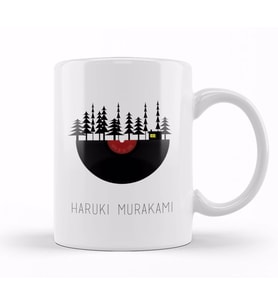 Haruki Murakami Japanese Writer Kupa Bardak Porselen