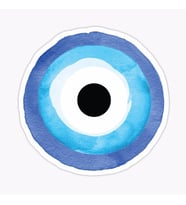Nazar Boncuğu 2 Sticker oto Etiket Araba Yapıştırma 17CM