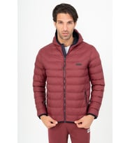 Maraton Regular Erkek Kapüşonlu Bordo Mont