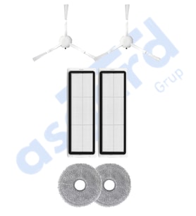Dreame L10 S ULTRA , L10 ULTRA, L10 PRİME Uyumlu 2 Yan Fırça 2 Filtre 2 Mop PKT-iasgf0001170