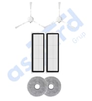 Dreame L10 S ULTRA , L10 ULTRA, L10 PRİME Uyumlu 2 Yan Fırça 2 Filtre 2 Mop PKT-iasgf0001170