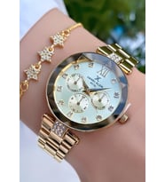 DANİEL KLEİN MARKA GOLD KADIN SAAT BİLEKLİK HEDİYELİ