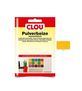Suda Çözülen Oksit Toz Ahşap BoyasıCLOU Oksit Toz Boya Nr:151 Sarı G   5gr