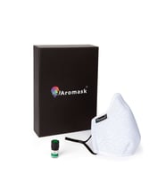 Aromask Çay Ağacı Uçucu Yağ ve Pedli Beyaz Maske