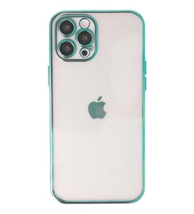 iPhone 12 Pro Max Kılıf Razer Lensli Silikon - Yeşil