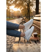 Enoch Erkek Günlük Spor Ayakkabı Kapsül Tabanlı Sneaker Yazılı ve Suya Dayanıklı Model